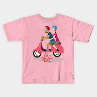 Enjoing ride Kids T-Shirt